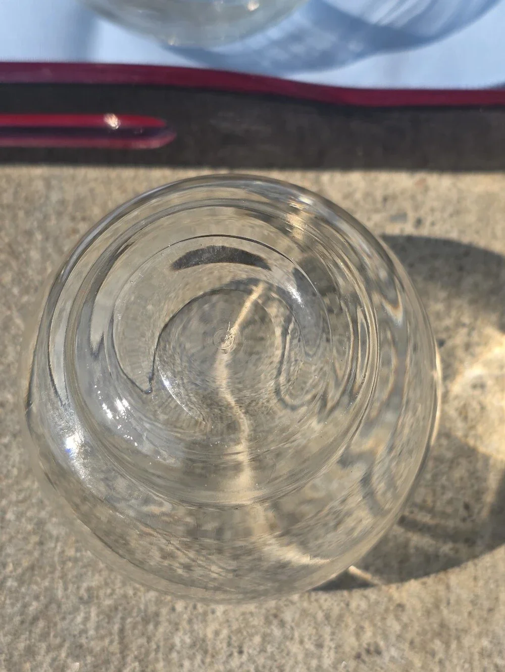 Rolly poly clear bintage glass tumblers, set of 14